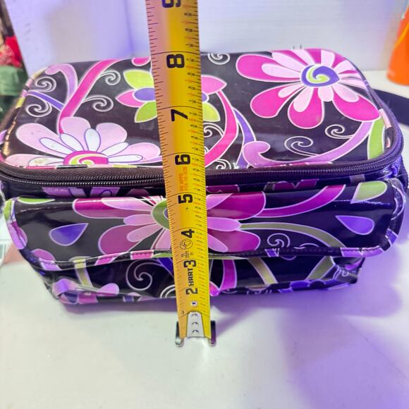 VERA BRADLEY Pink and Brown insulated tote Super Cute! - Picture 8 of 9